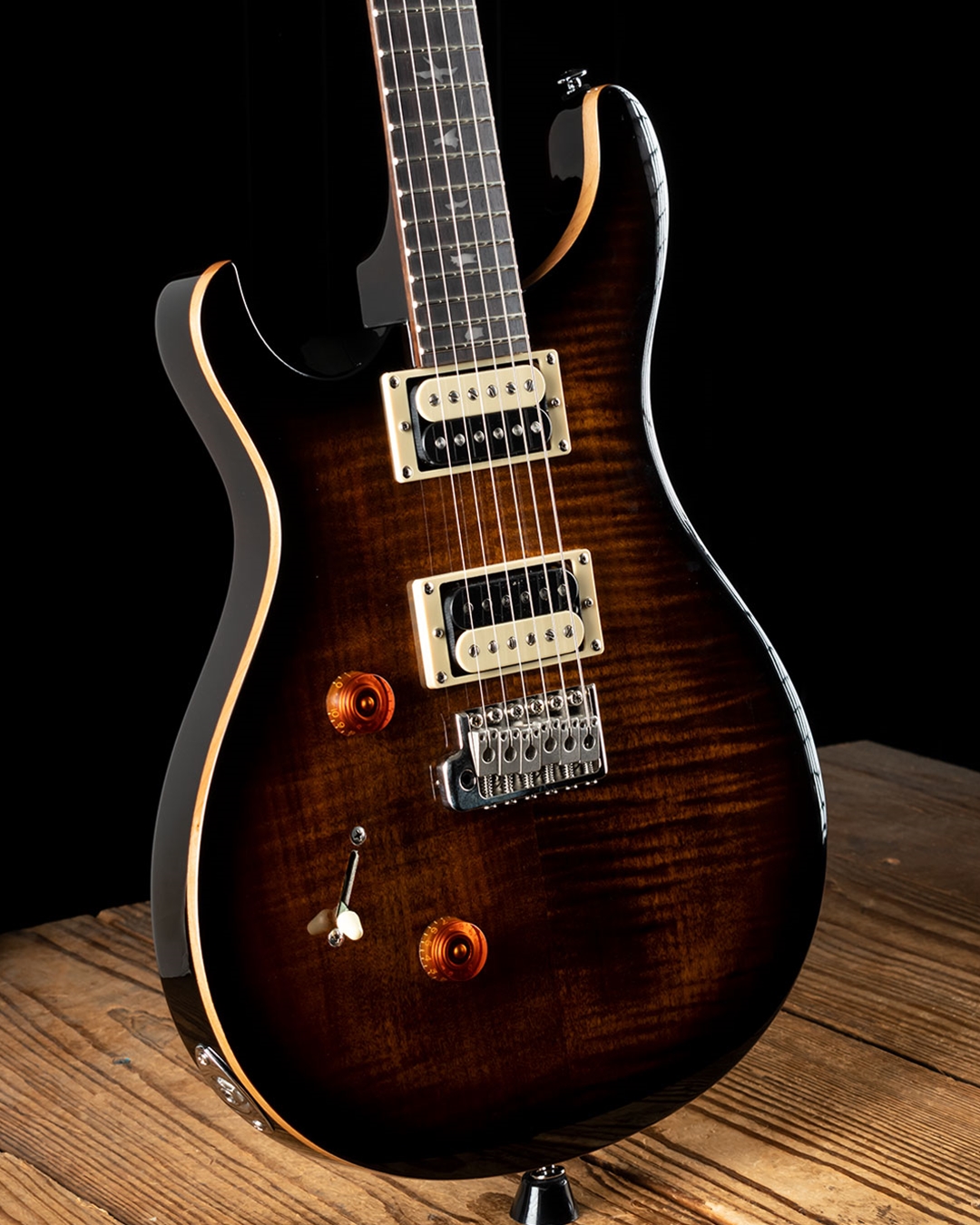 PRS SE Custom 24 Left Handed - Black Gold