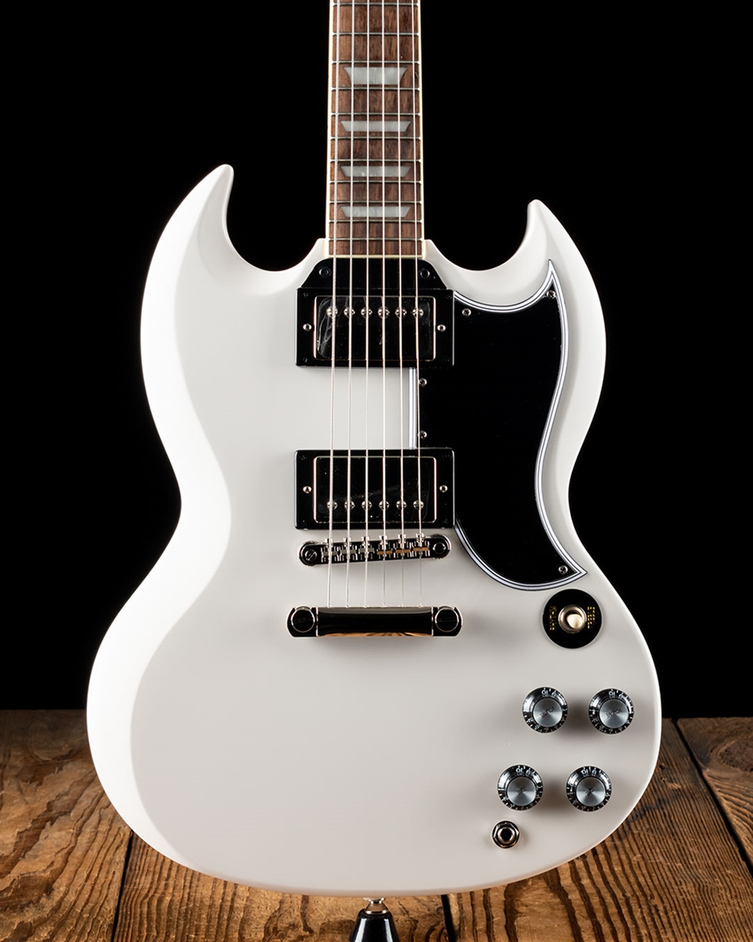  Epiphone SG Standard, Lefty Alpine White : Musical Instruments