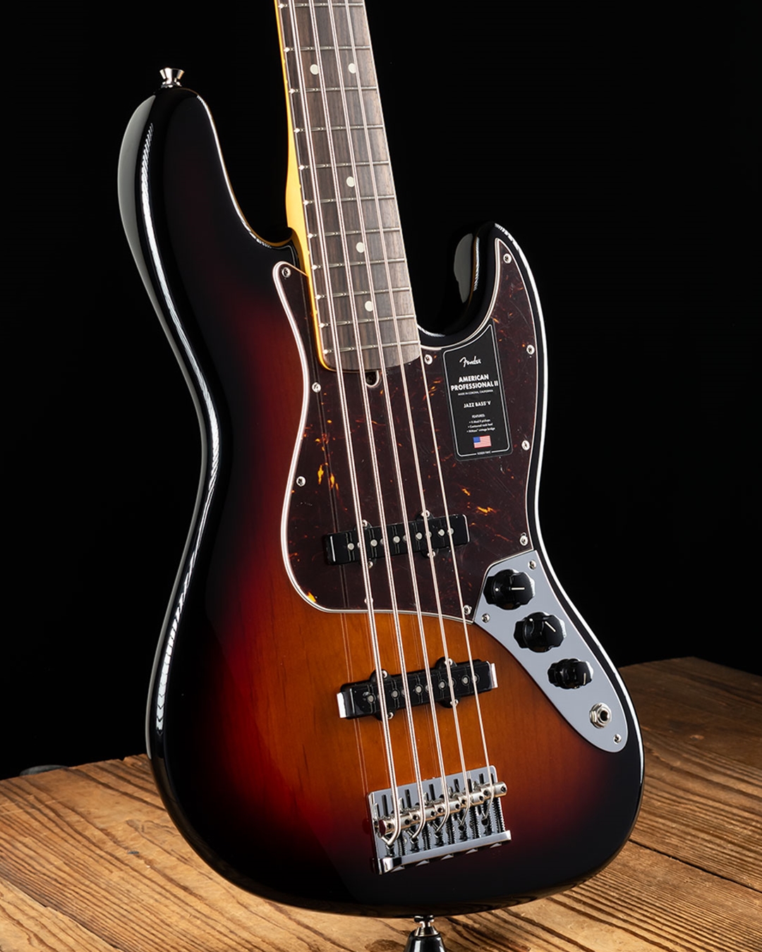 Fender American Professional II Jazz Bass V - 3-Color Sunburst