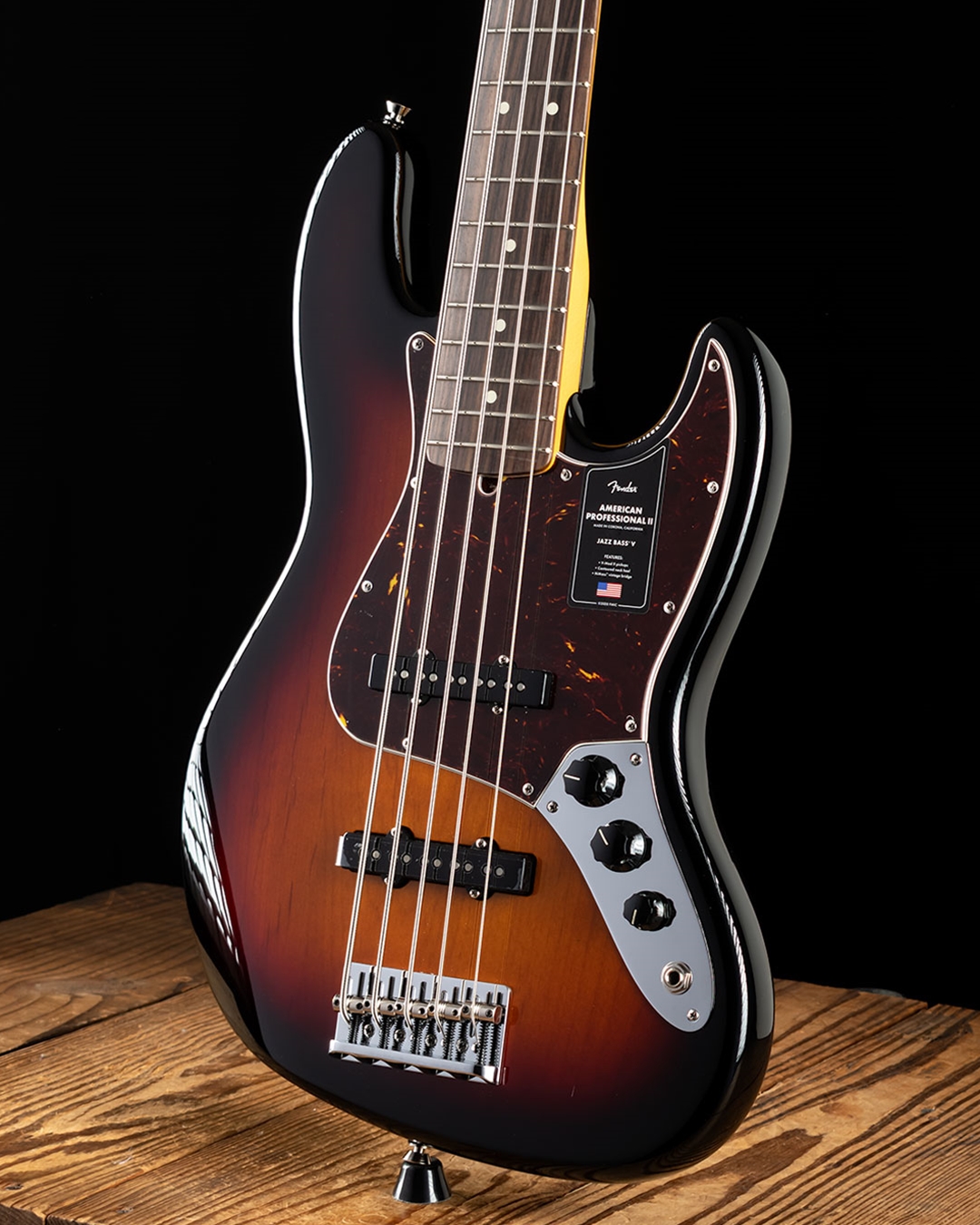 Fender American Professional II Jazz Bass V - 3-Color Sunburst
