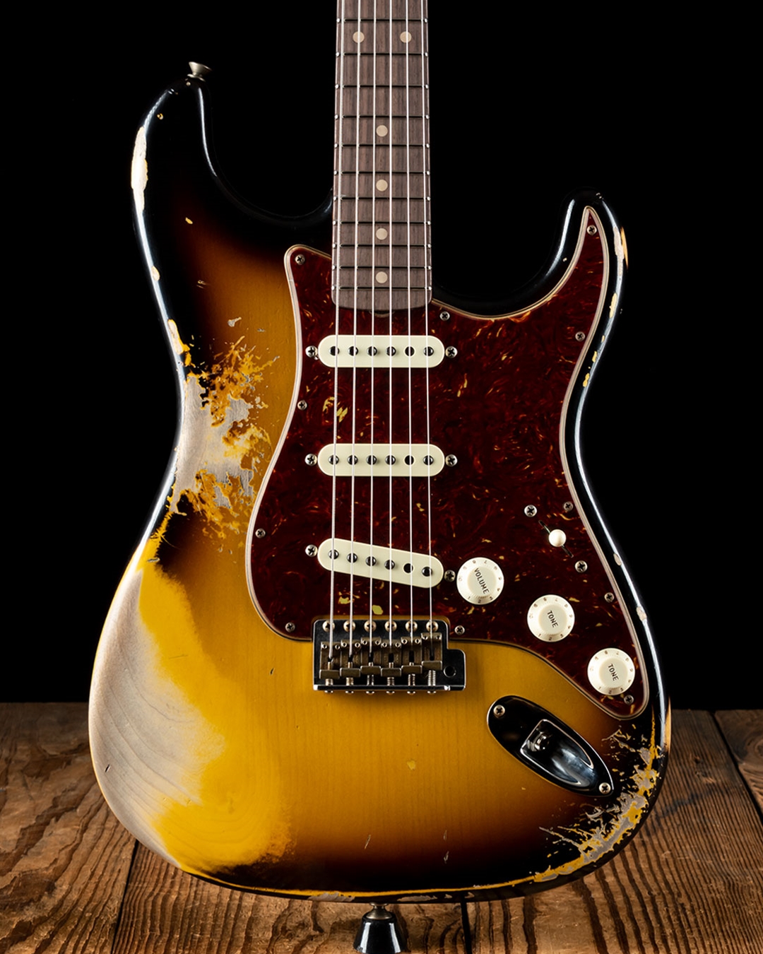 ★Custom HardRelic Sunburst StratocasterⅡ Fender Custom Shop LTD '61 Heavy Relic Stratocaster - 3-Color Sunburst