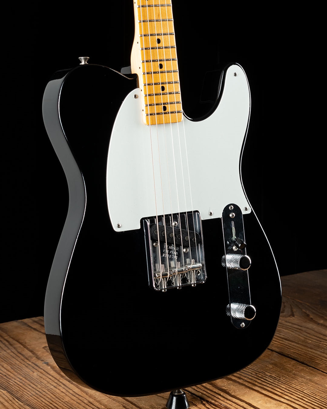 Fender Custom Shop Vintage Custom 1950 Pine Esquire - Aged Black