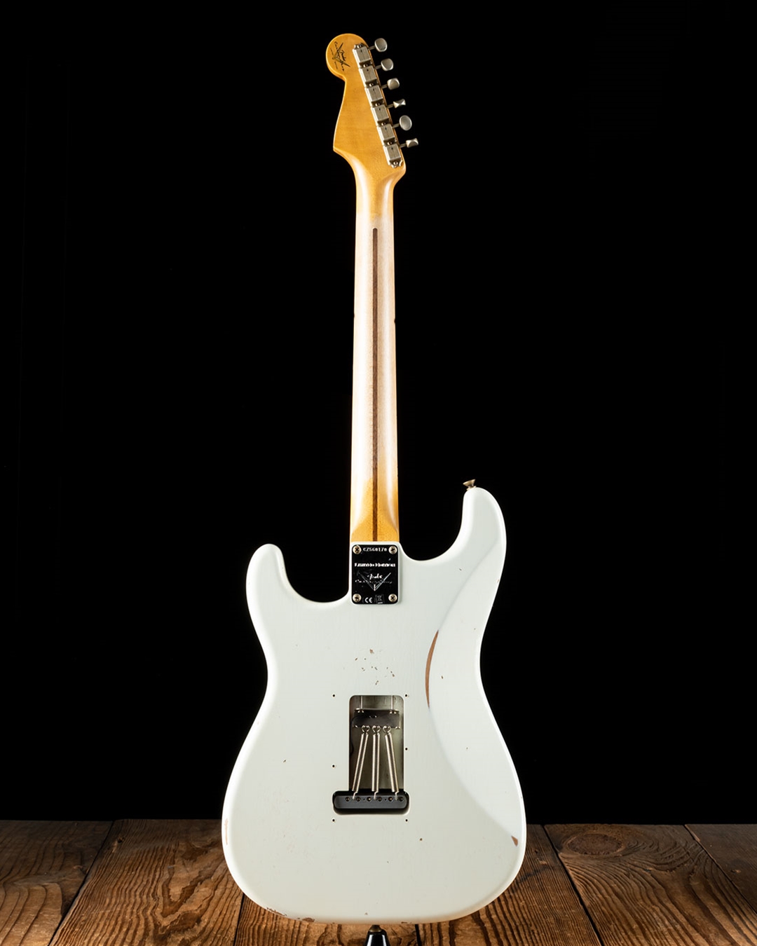 Fender Custom Shop Poblano II Relic Stratocaster - Aged Olympic White