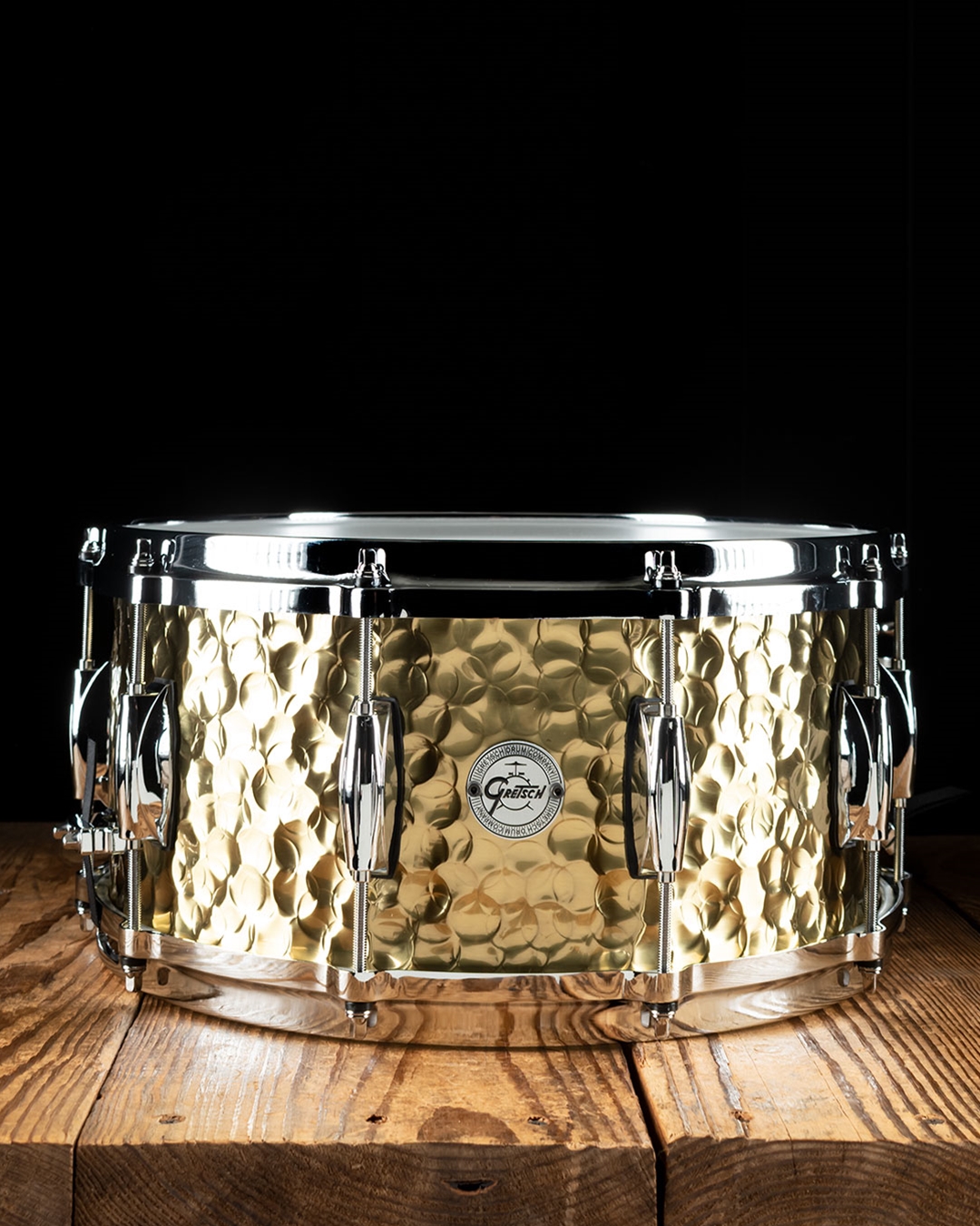 Gretsch 6.5x14 Silver Series Hammered Brass Snare Drum