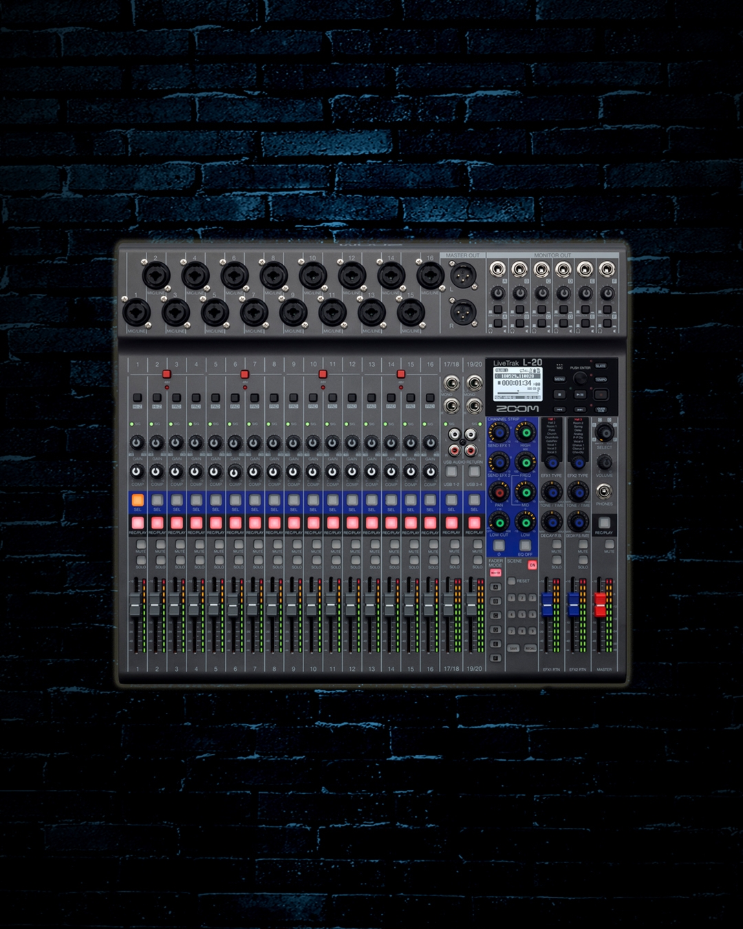 Zoom LiveTrak L 20 20 Input Digital Mixer Recorder