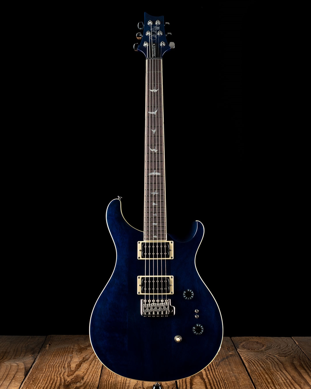 ギター PRS SE Standard 24 Translucent Blue PRS SE Standard 24-08 Electric Guitar - Translucent Blue