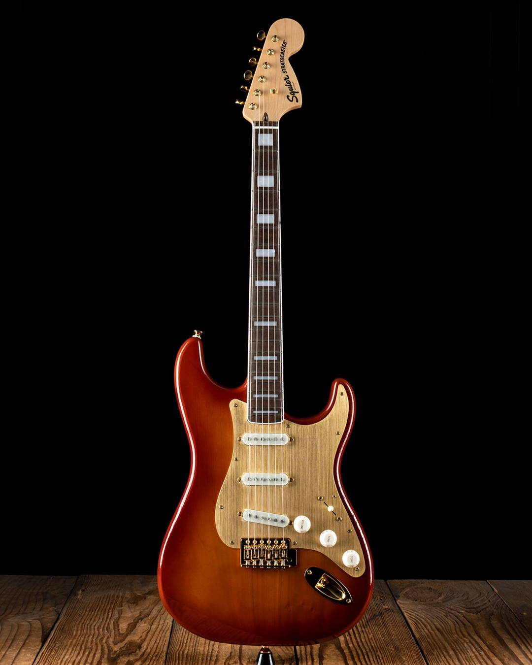 Squier Gold Edition 40th Anniversary Stratocaster - Sienna Sunburst