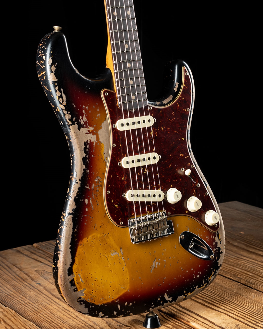 Fender Custom Shop Roasted '61 Strat - Aged 3-Color Sunburst