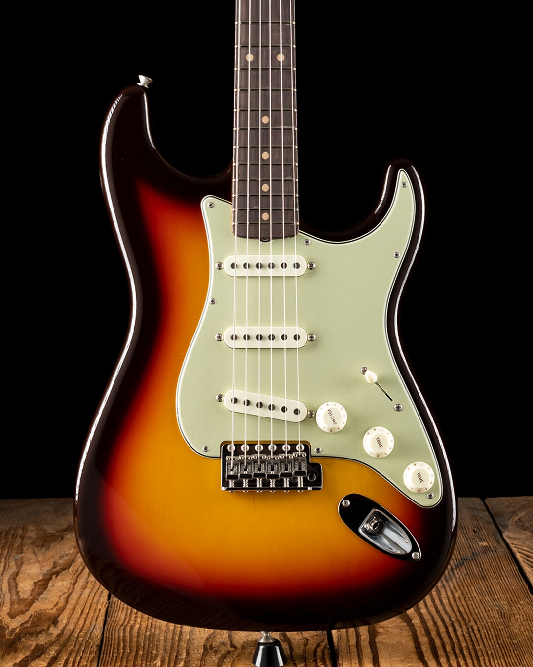 farvestof Stjerne opskrift Fender Custom Shop 59 Strat NOS - Chocolate 3-Color Sunburst
