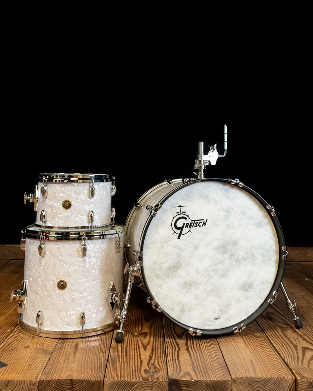 Gretsch USA Custom 3 Piece Drum Set Vintage Marine Pearl