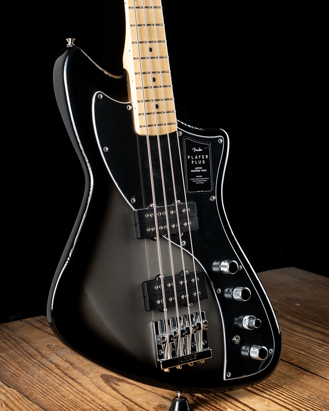 Fender Player Plus Active Meteora Bass - Silverburst
