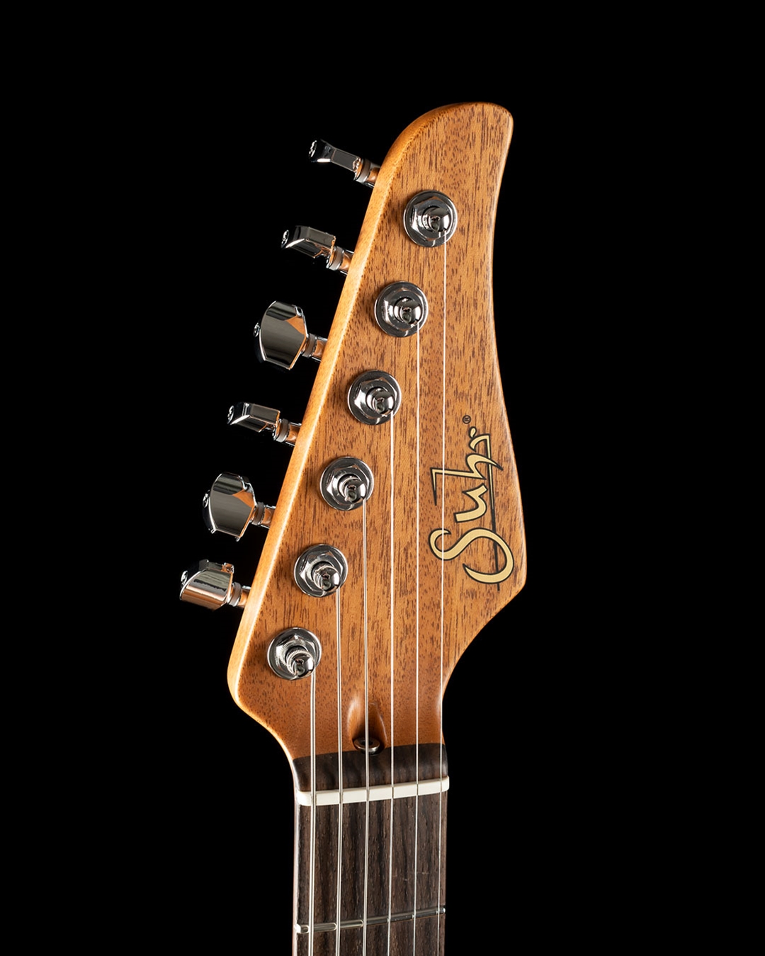 Suhr Standard Custom Quilt Maple/Genuine Mahogany - Trans Green