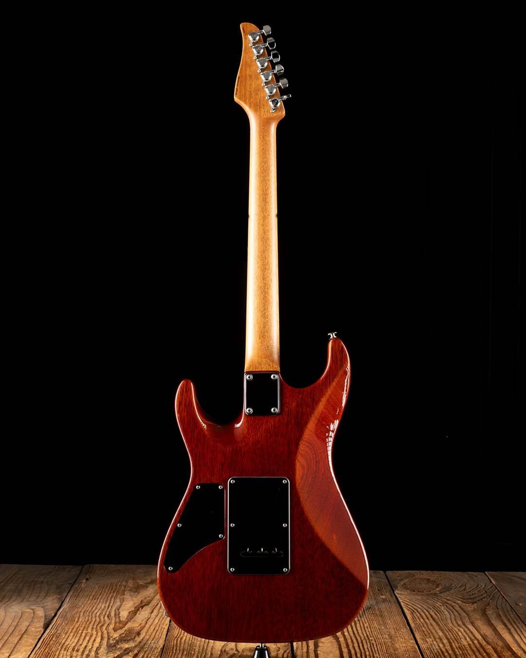 ギター Suhr standard 1-piece Quilt maple Suhr Standard Custom Quilt Maple/Swamp Ash - Bahama Blue Burst