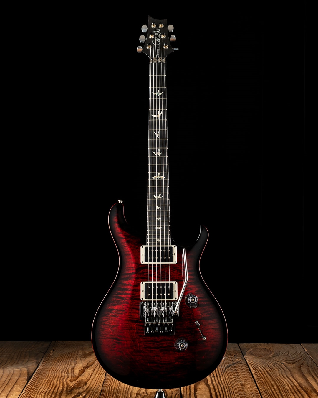 ギター PRS custom24 Floyd 10Top Fire Red Burst PRS Custom 24 - Fire Red Burst 10-Top