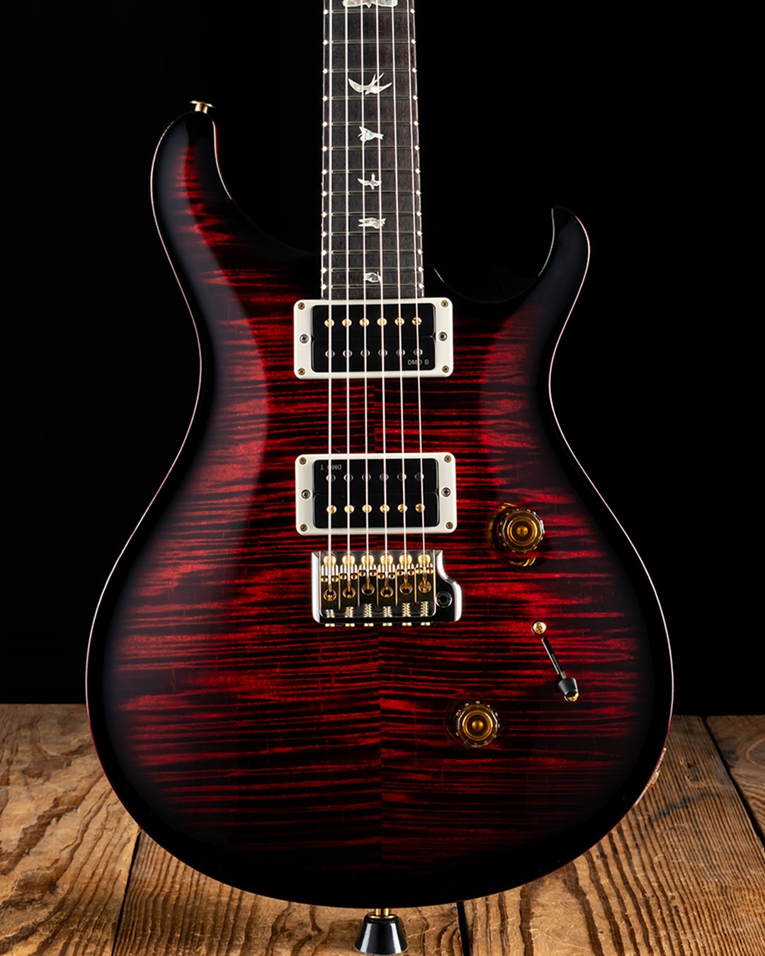 PRS Custom 24 (10 Top) - Fire Smokeburst
