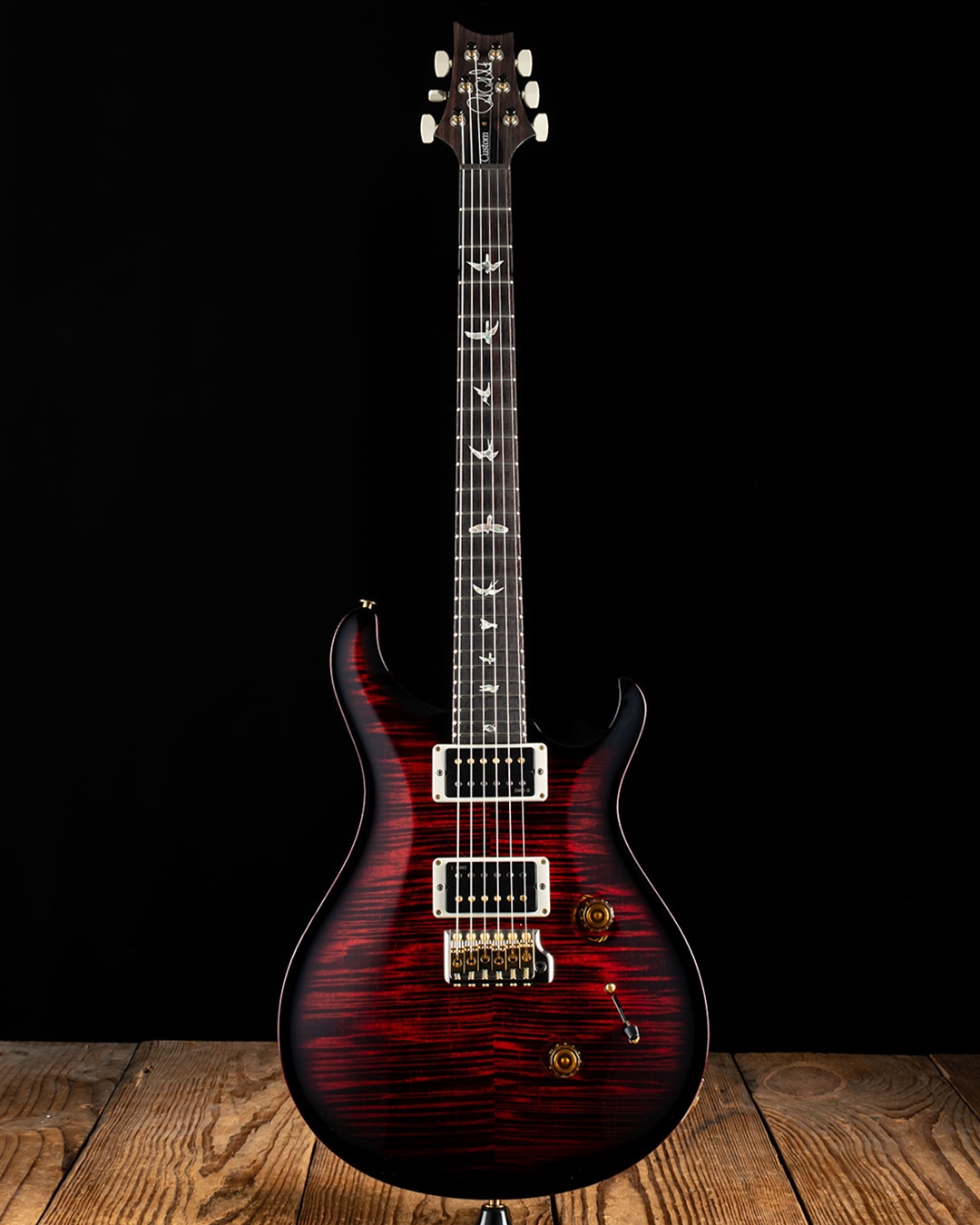 PRS Custom 24 (10 Top) - Fire Smokeburst