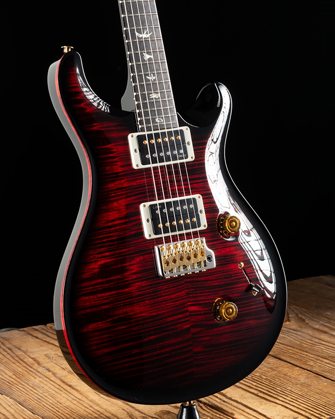 PRS Custom 24 (10 Top) - Fire Smokeburst