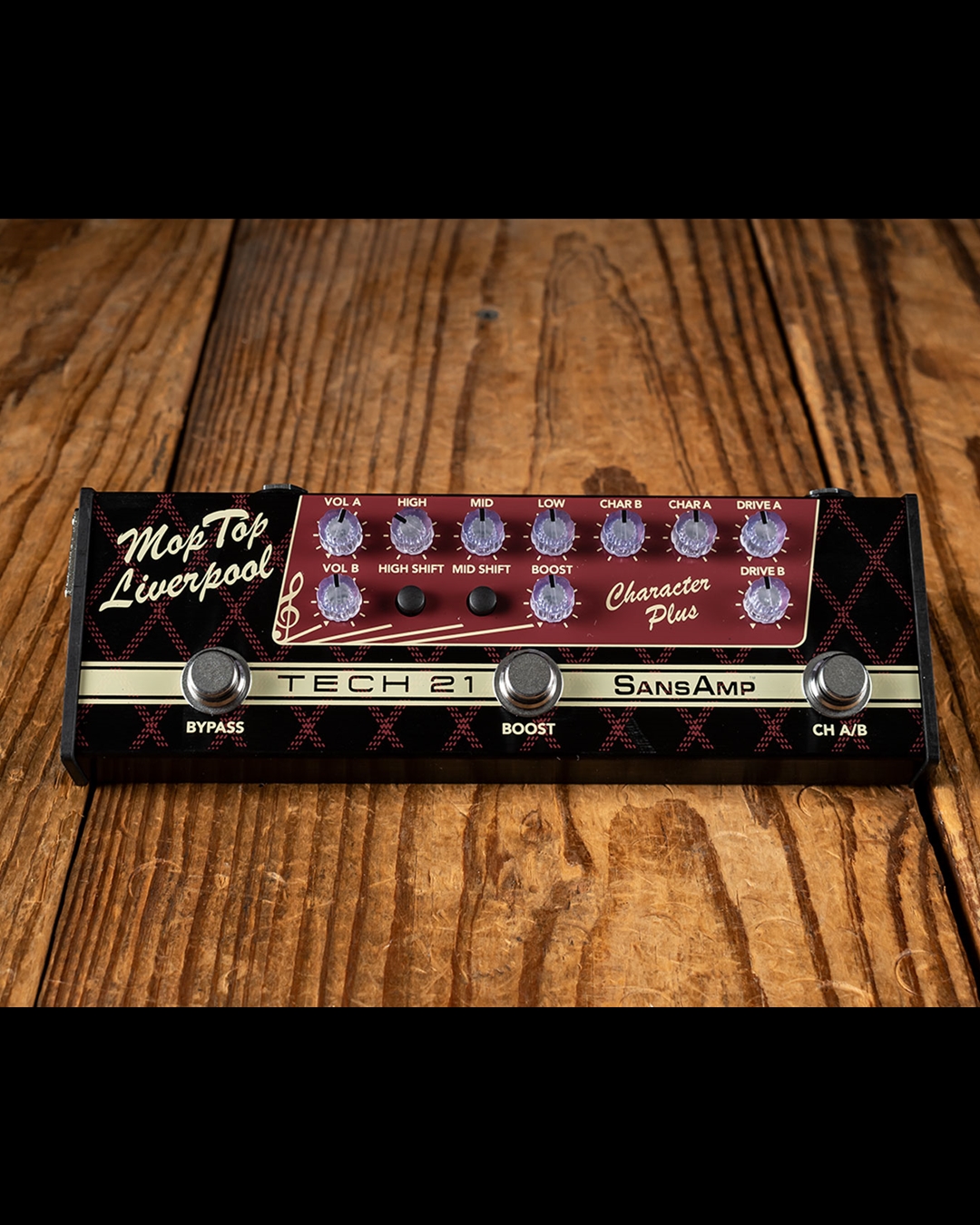 Tech 21 SansAmp Character Plus Mop Top Liverpool Boost Pedal
