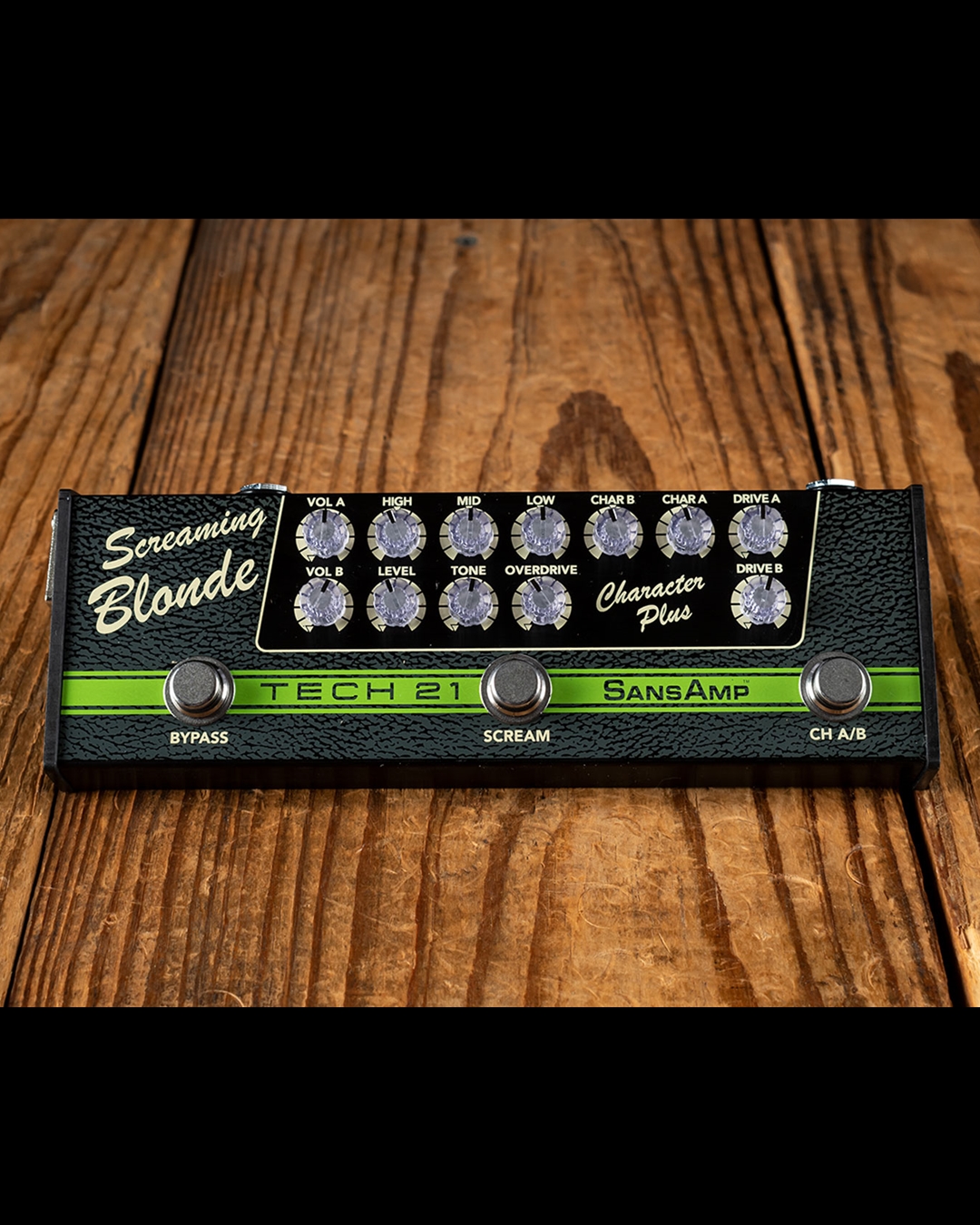 Tech 21 SansAmp Character Plus Screaming Blonde Overdrive Pedal