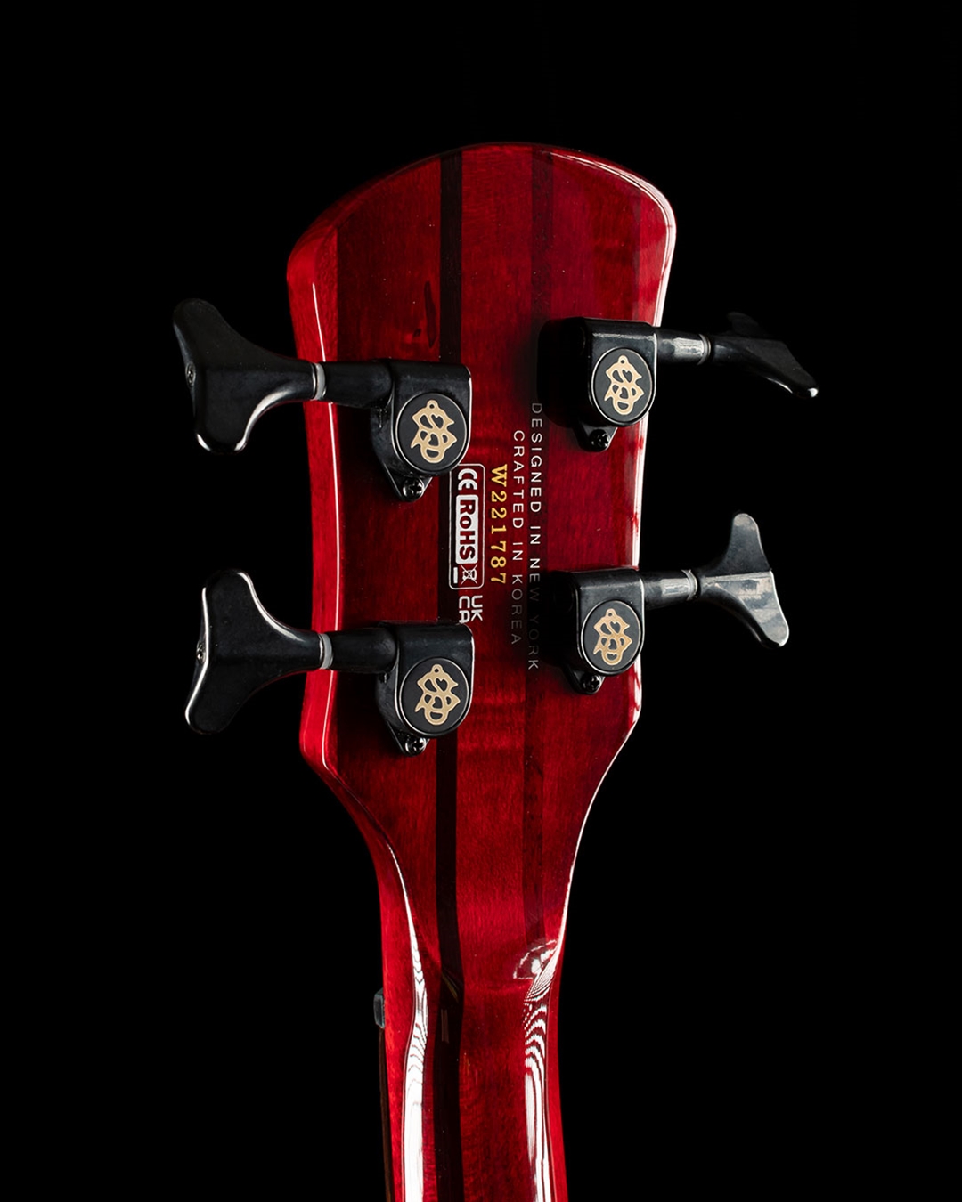 Spector NS Dimension 4 - Inferno Red Gloss