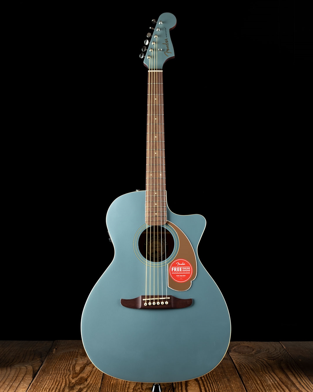 Used Fender Newporter Player Ocean Blue Acoustic Electric
