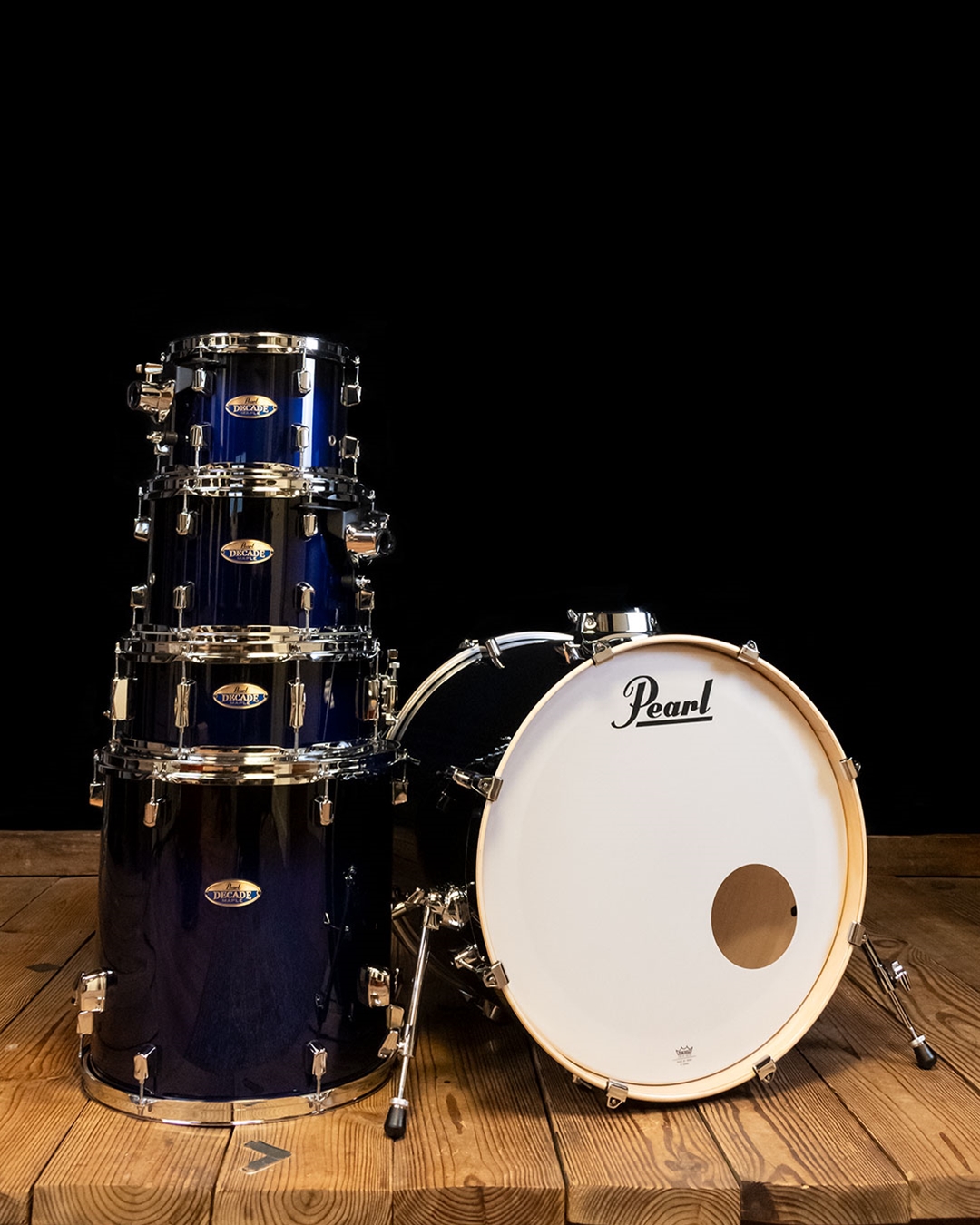 Pearl DMP925SP/C Decade Maple 5-Piece Drum Set - Kobalt Blue Fade