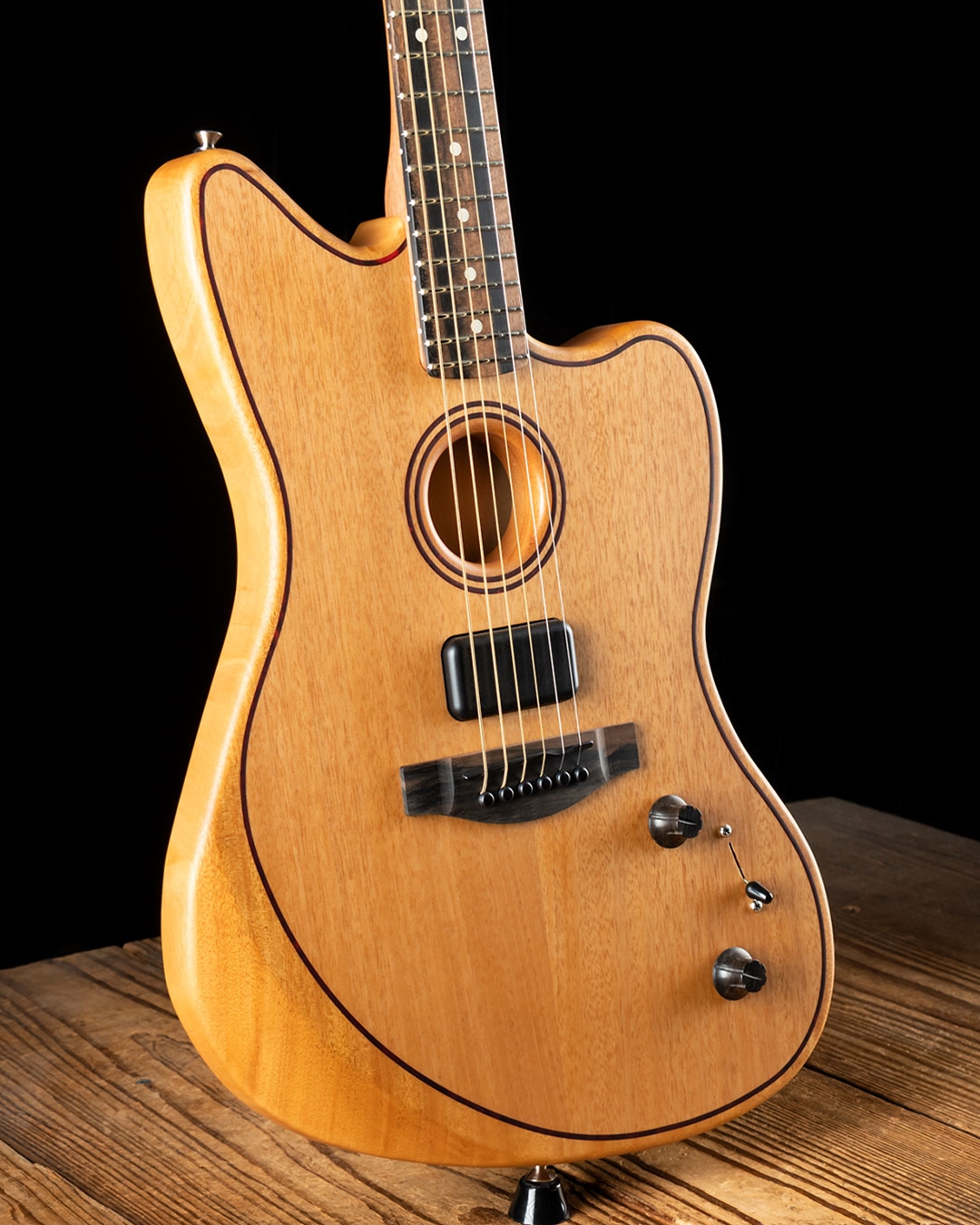 Fender American Acoustasonic Jazzmaster All-Mahogany - Natural