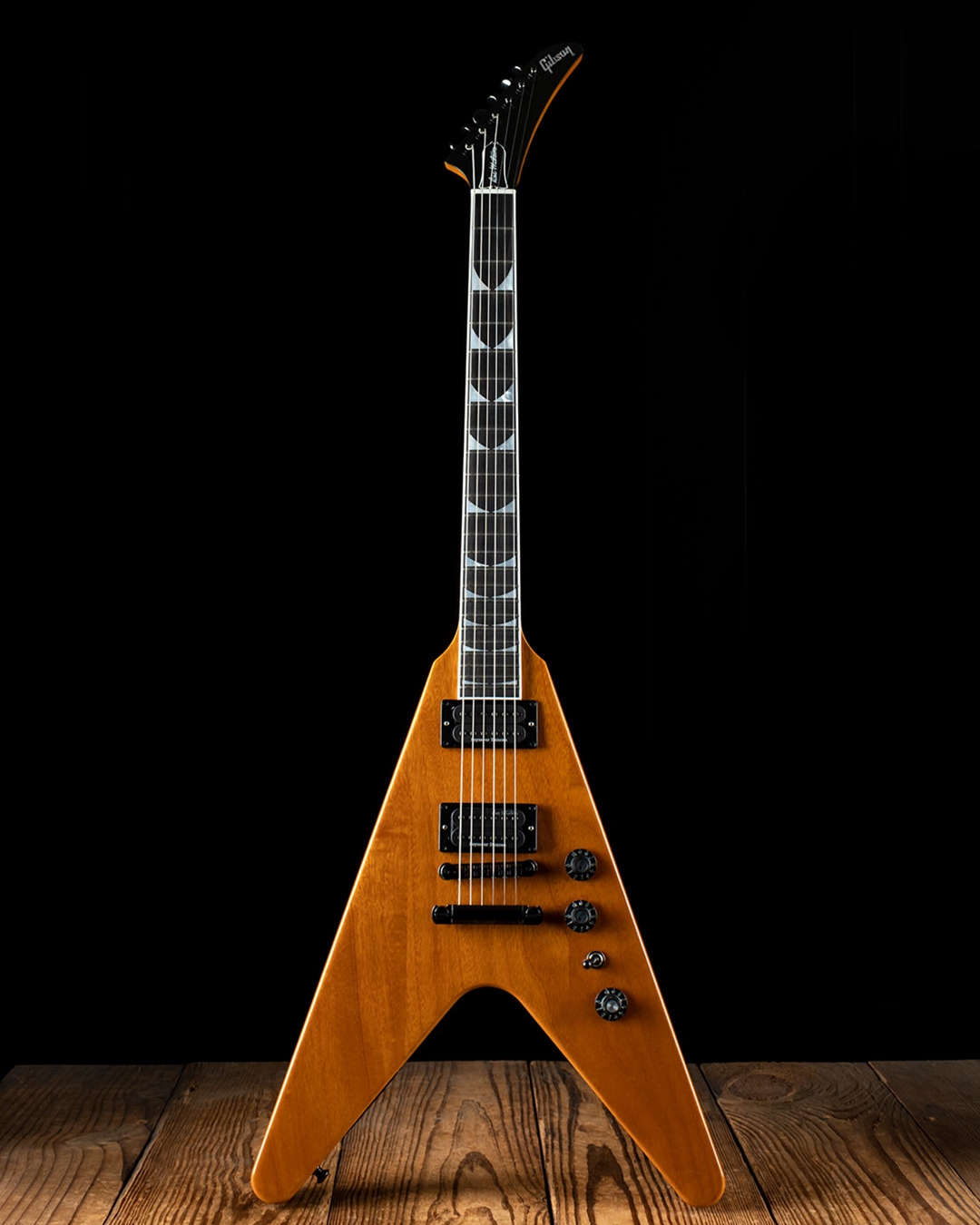Gibson Dave Mustaine Flying V EXP - Antique Natural