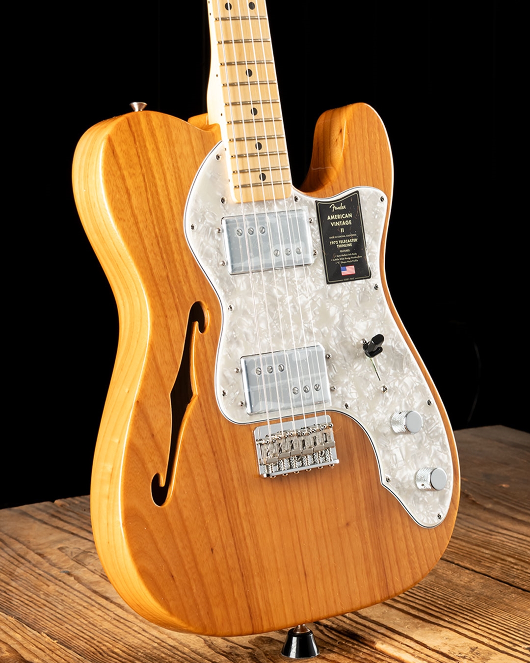 Fender American Vintage II 1972 Telecaster Thinline - Aged Natural