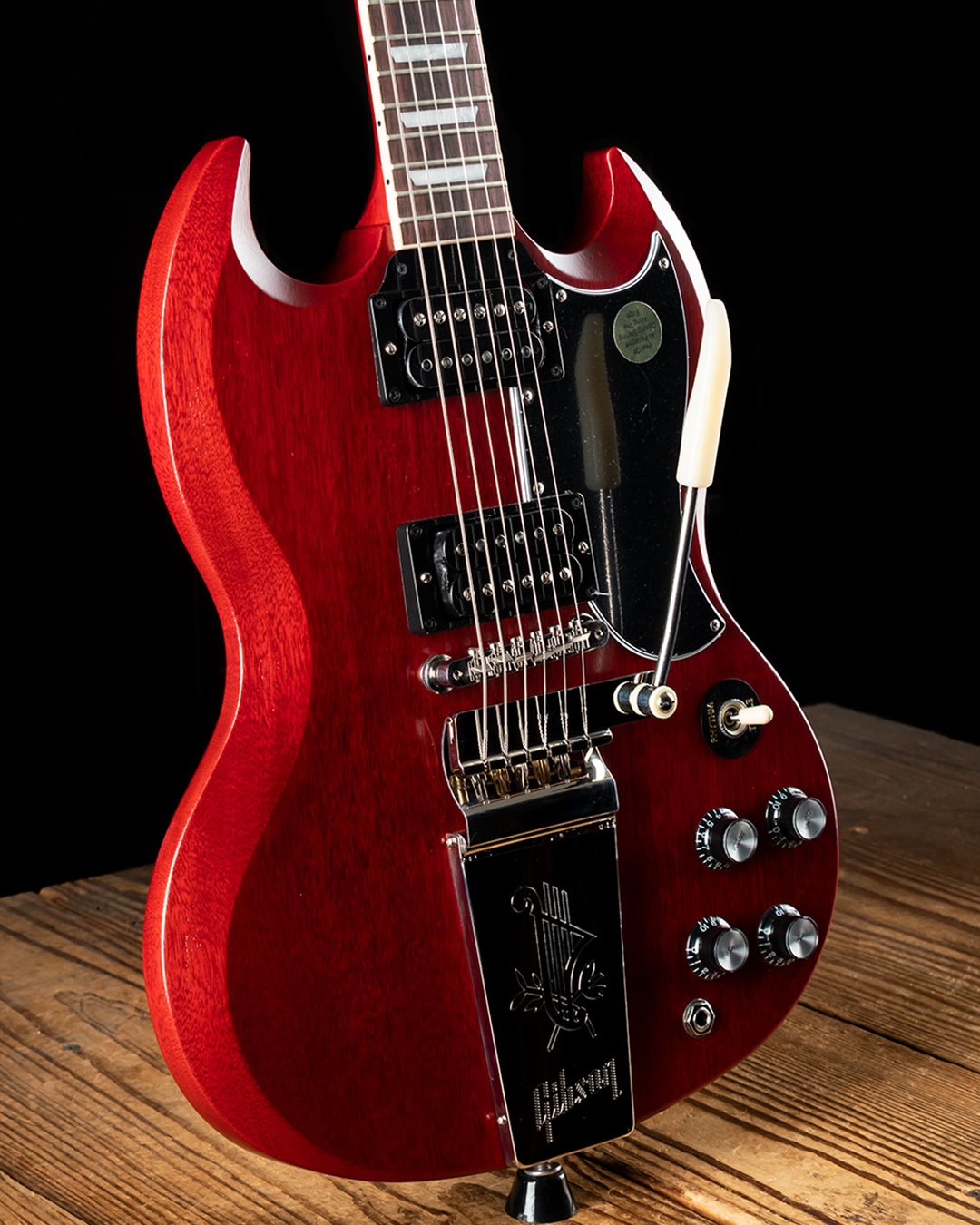 Gibson SG Standard '61 Maestro Vibrola - Faded Vintage Cherry Satin