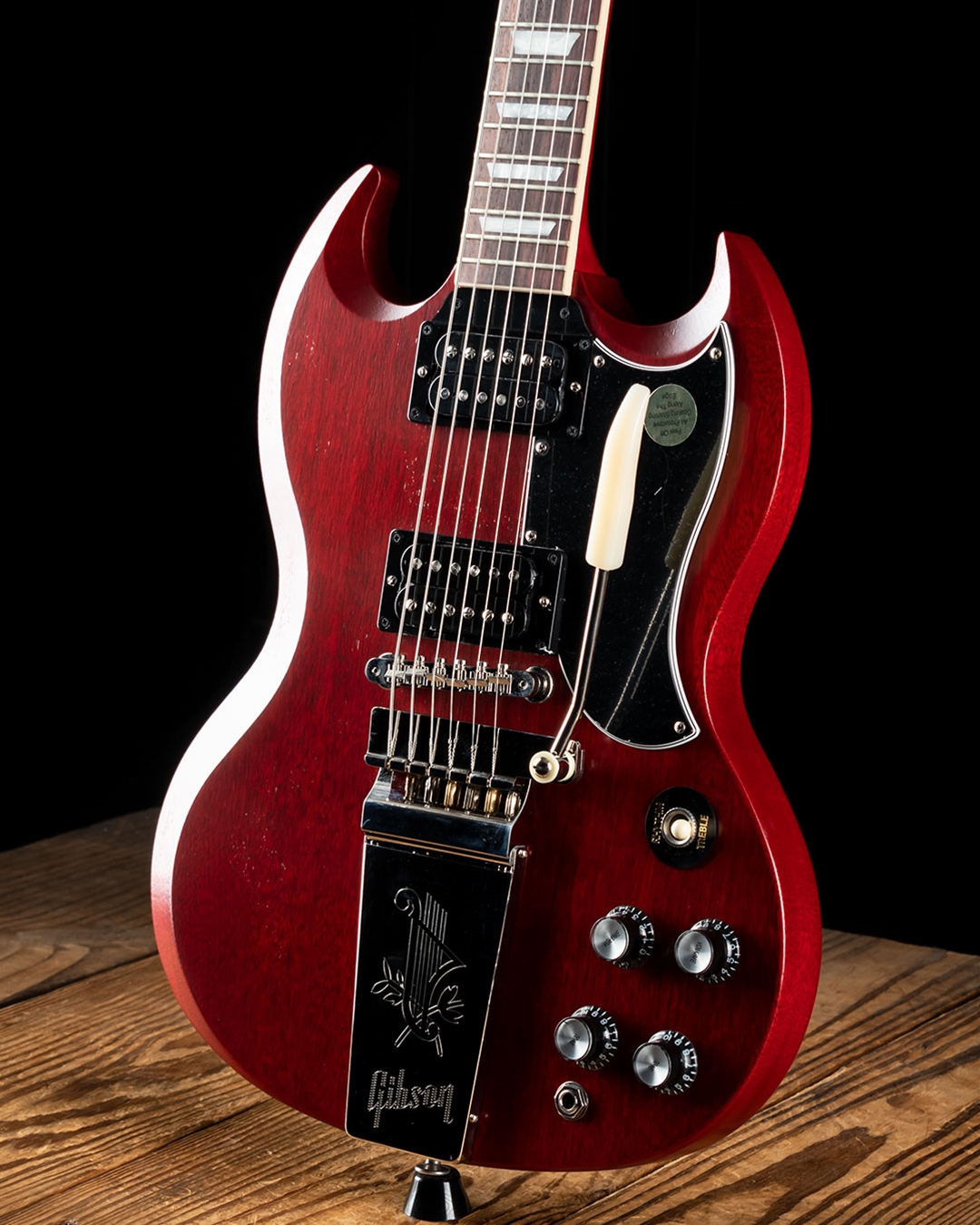 Gibson SG Standard '61 Maestro Vibrola - Faded Vintage Cherry Satin