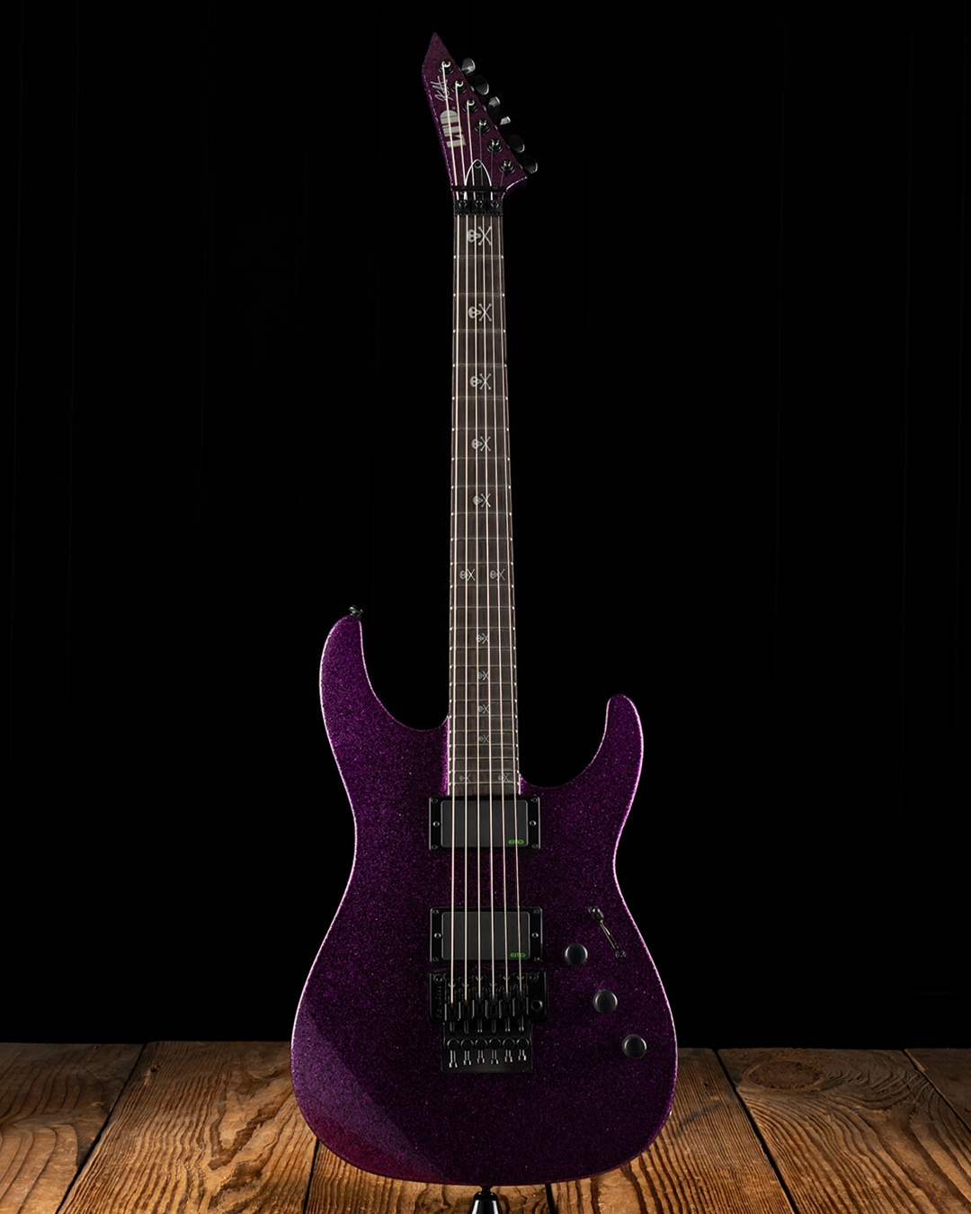 ESP LTD KH 602 Kirk Hammett Signature Series Purple Sparkle