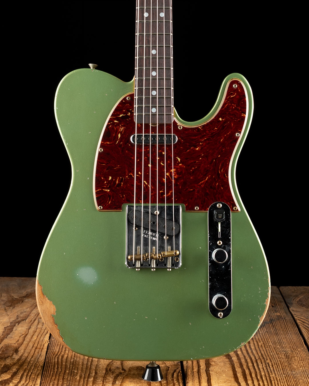 Fender Custom Shop Limited Edition Relic 64 Telecaster Aged Sage Green Metallic