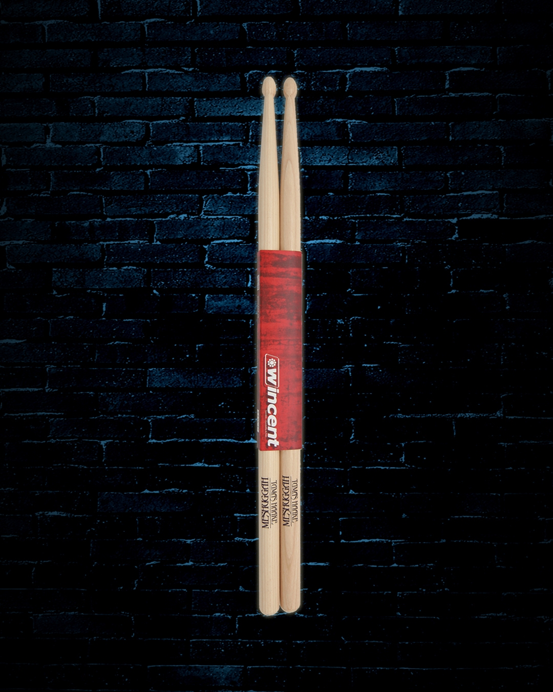 Wincent W THS Tomas Haake Signature Oval Tip Hickory Drumsticks