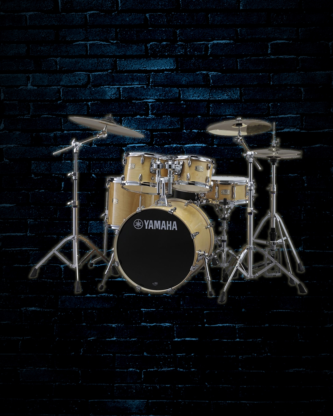 Yamaha birch shop drum set