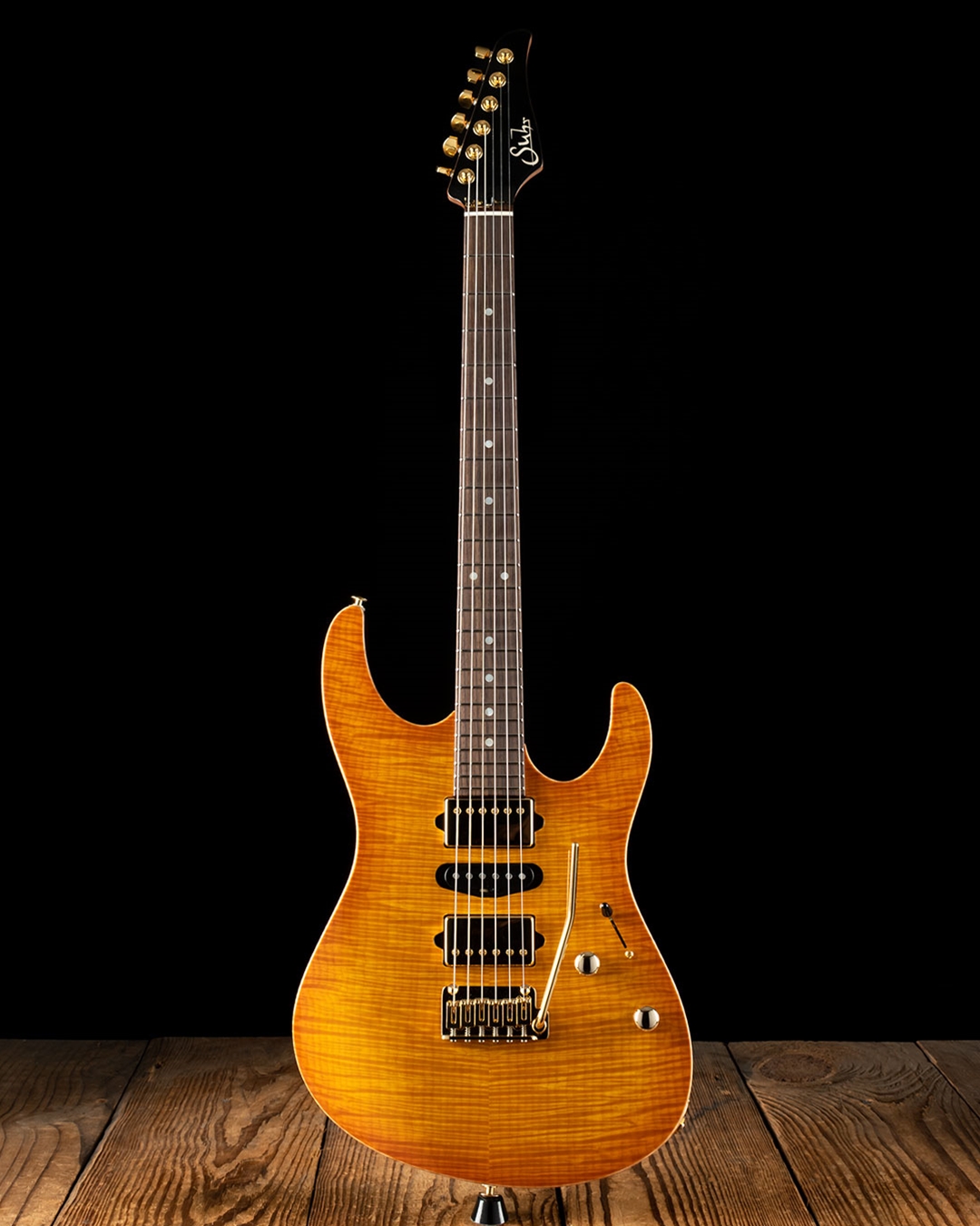 Suhr Modern Limited Edition Set Neck - Custom Charcoal Fade