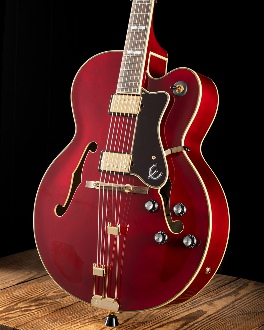 epiphone broadway レフティ Epiphone Archtop Broadway - vintage sunburst Hollow-body