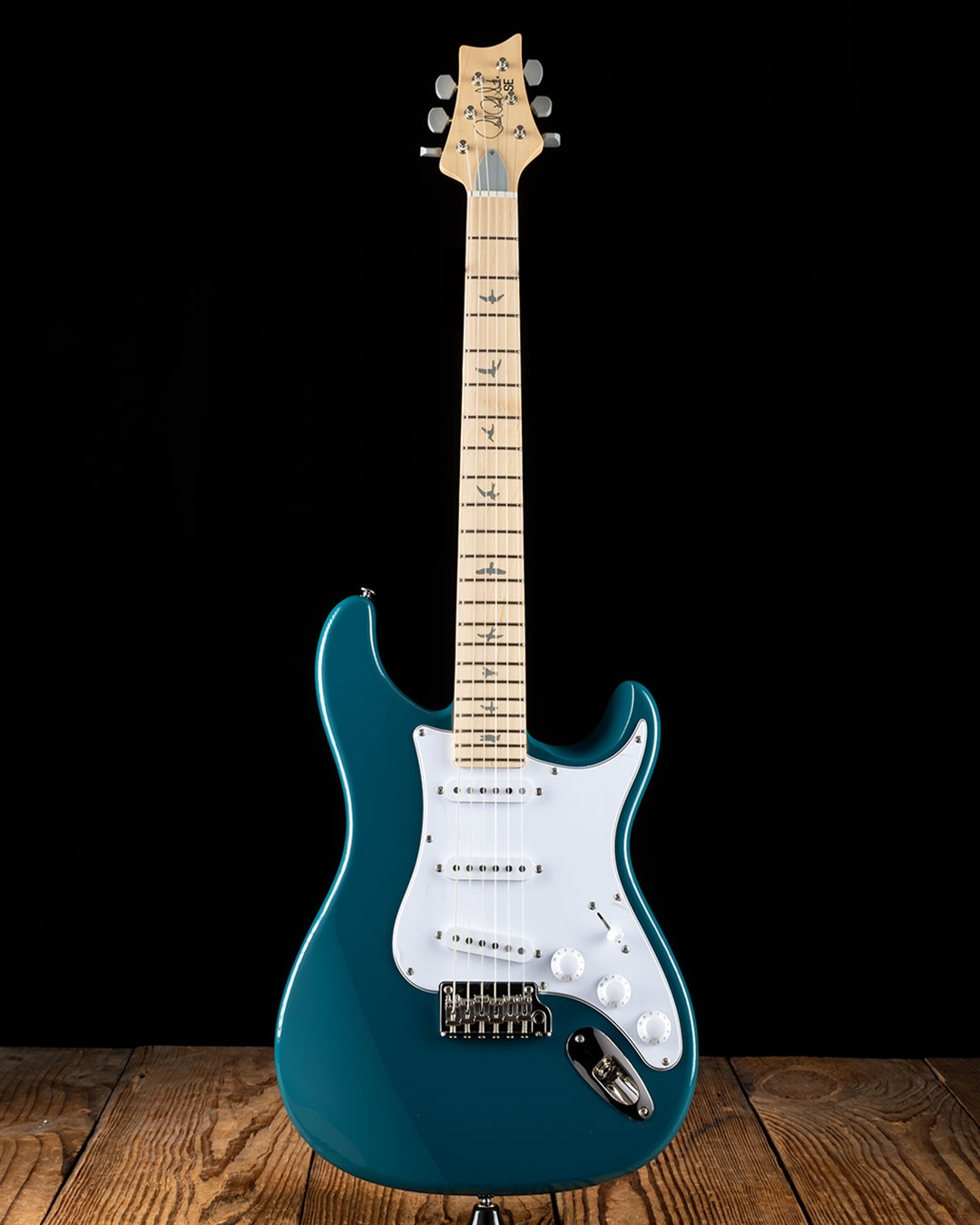 PRS SE Silver Sky Maple - Nylon Blue