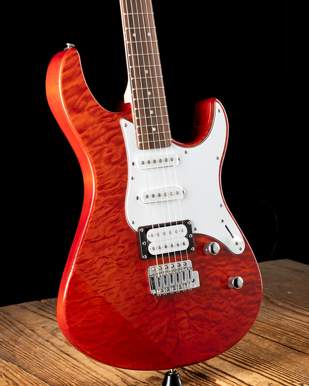 美品YAMAHA PACIFICA212VQM CMB CaramelBrown Yamaha Pacifica 212VFM - caramel brown Str shape electric guitar