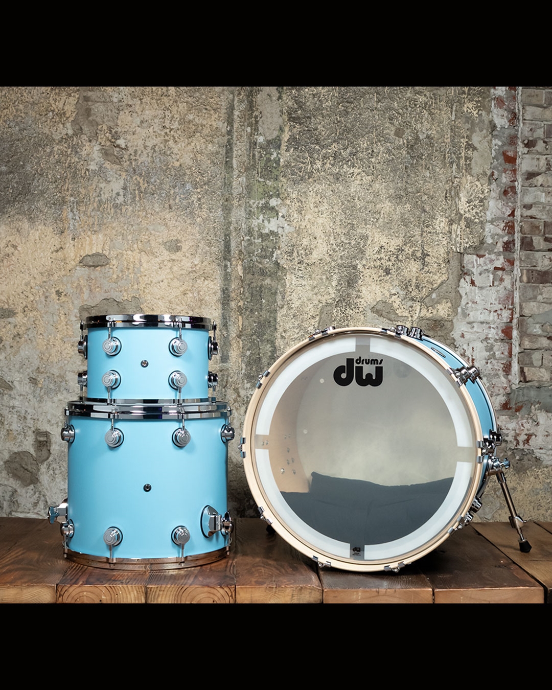 DW Jazz Series 3-Piece Drum Set - Robin's Egg Blue