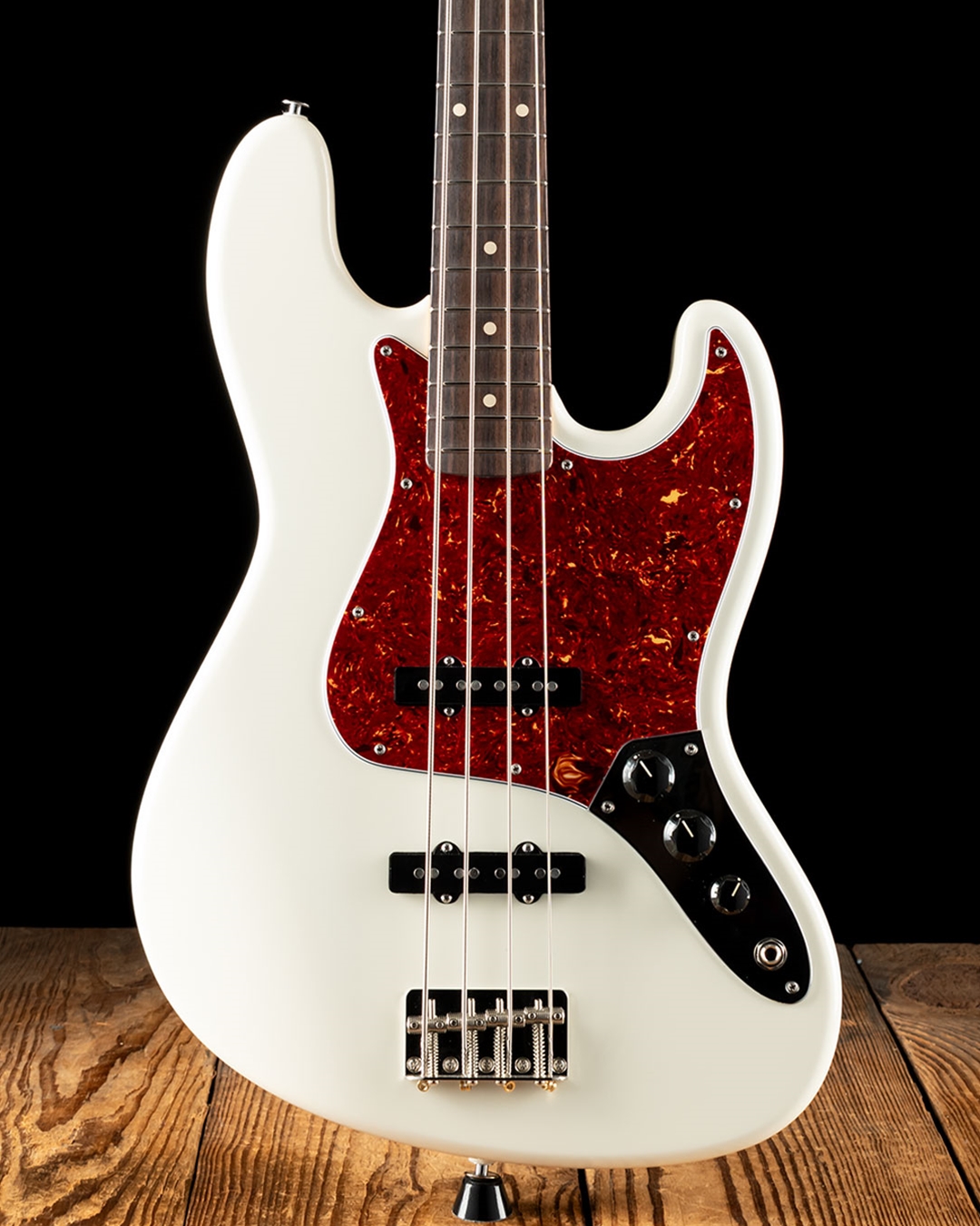 Suhr Classic J Bass Guitar, Olympic White | Humbucker Music