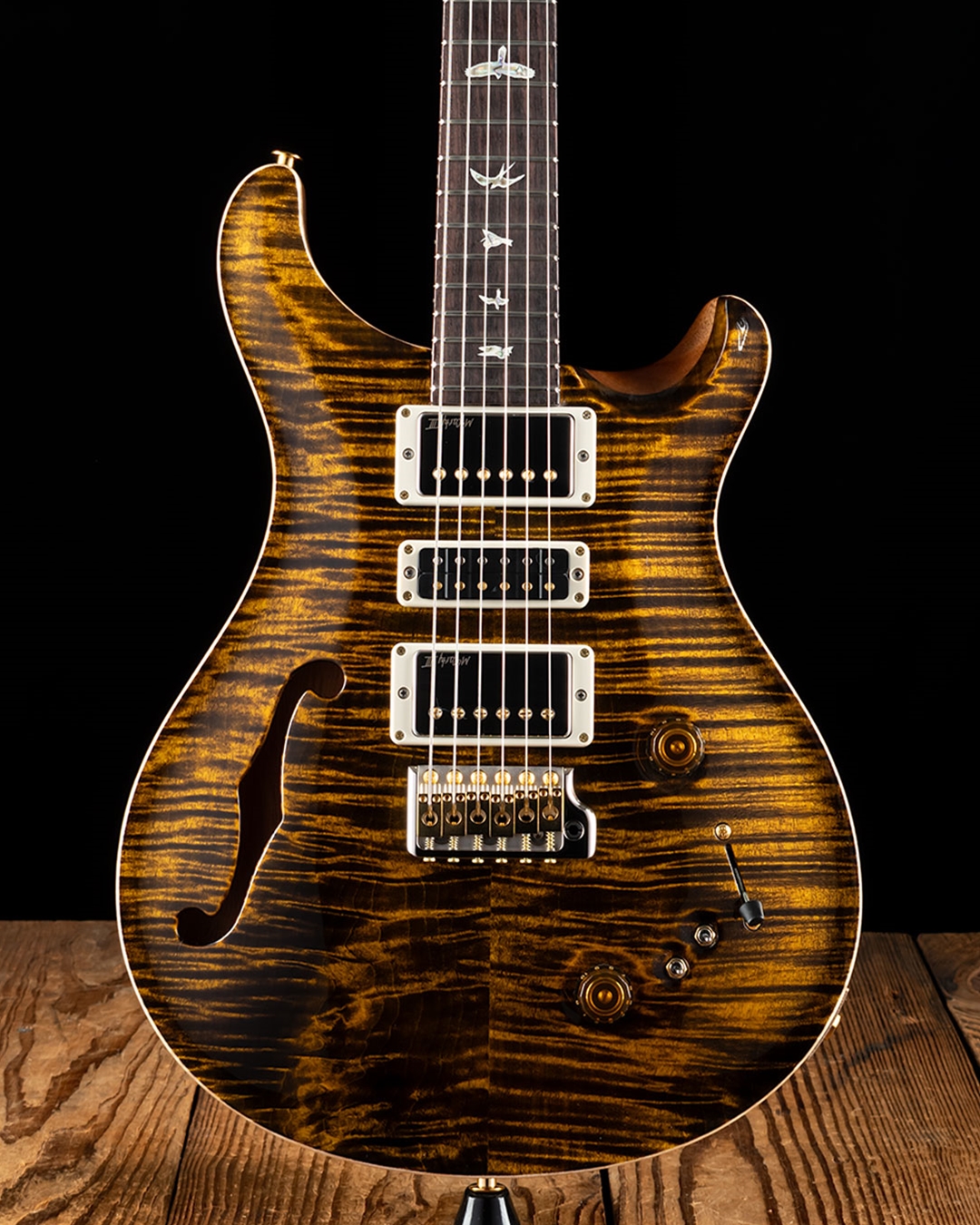 ギター PRS Special 22 Semi-hollow 10 top PRS Wood Library Special 22 Semi-Hollow - Flame Maple 10 Top