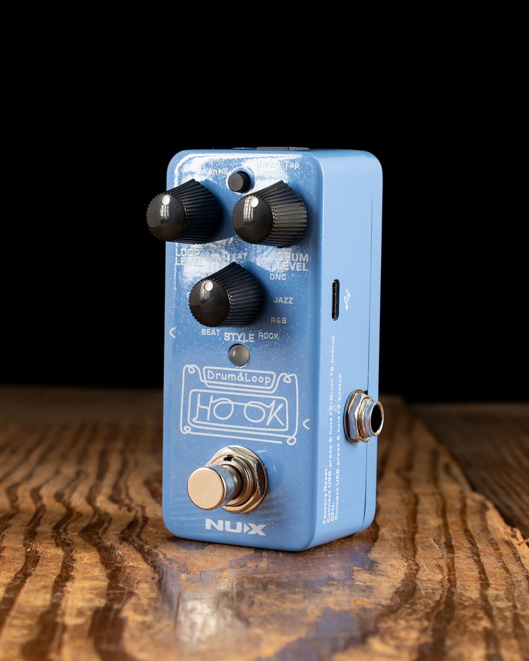 NUX HOOK NDL-3 Mini Drum & Loop Pedal