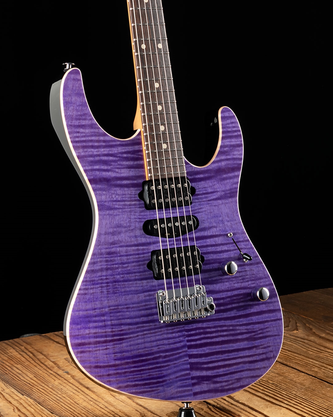 Suhr Modern Custom Flame Maple/Genuine Mahogany - Tea Burst