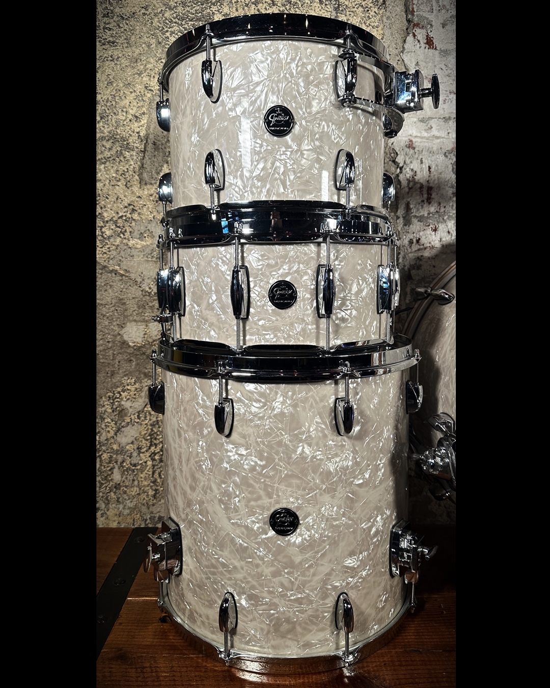 Gretsch Renown 4 Piece Drum Set Vintage Pearl USED