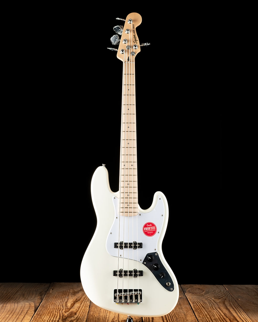 Squier Affinity Series Jazz Bass V Olympic White