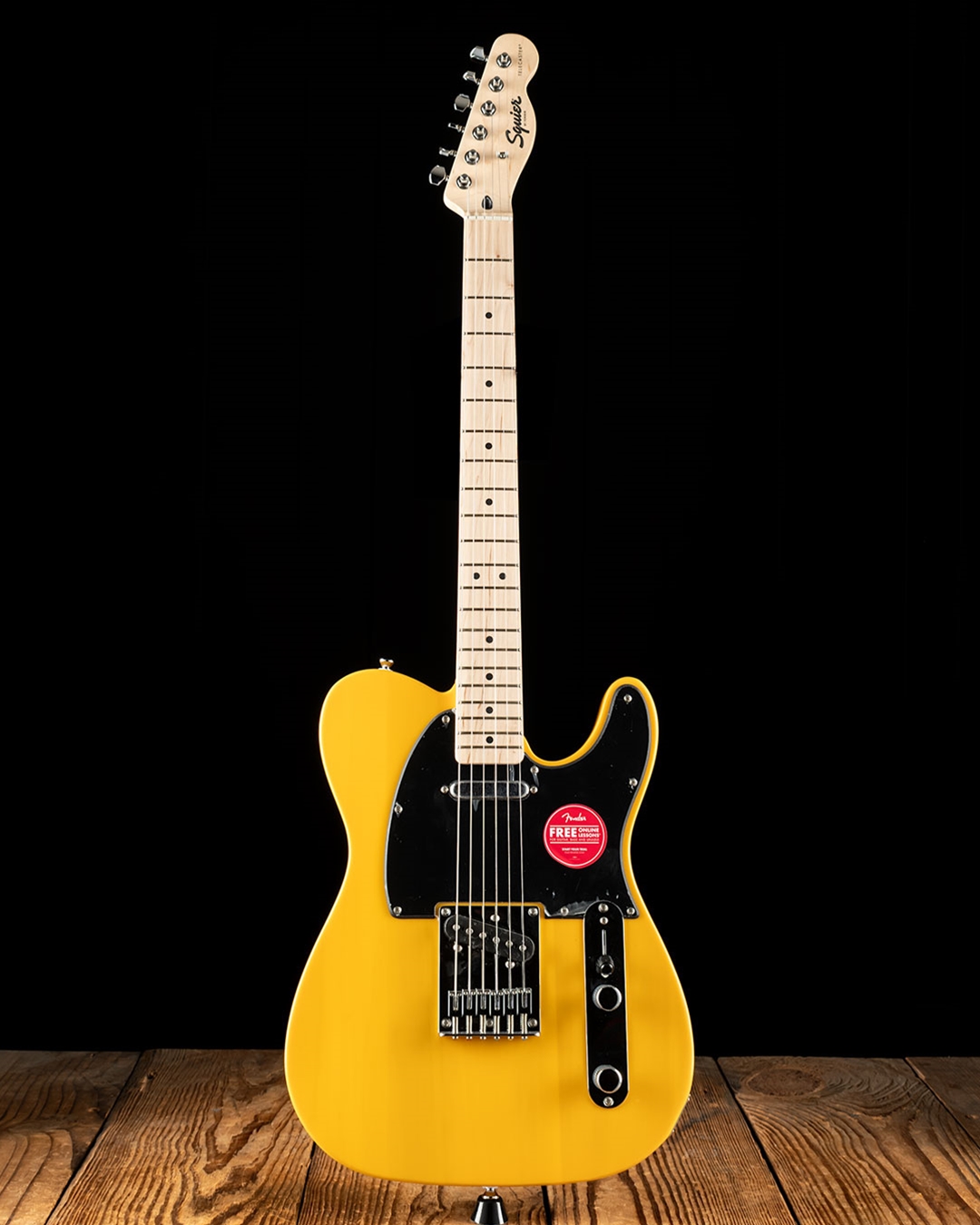 Squier Telecaster イエロー Squier Sonic Telecaster, Butterscotch Blonde, Maple Fingerboard