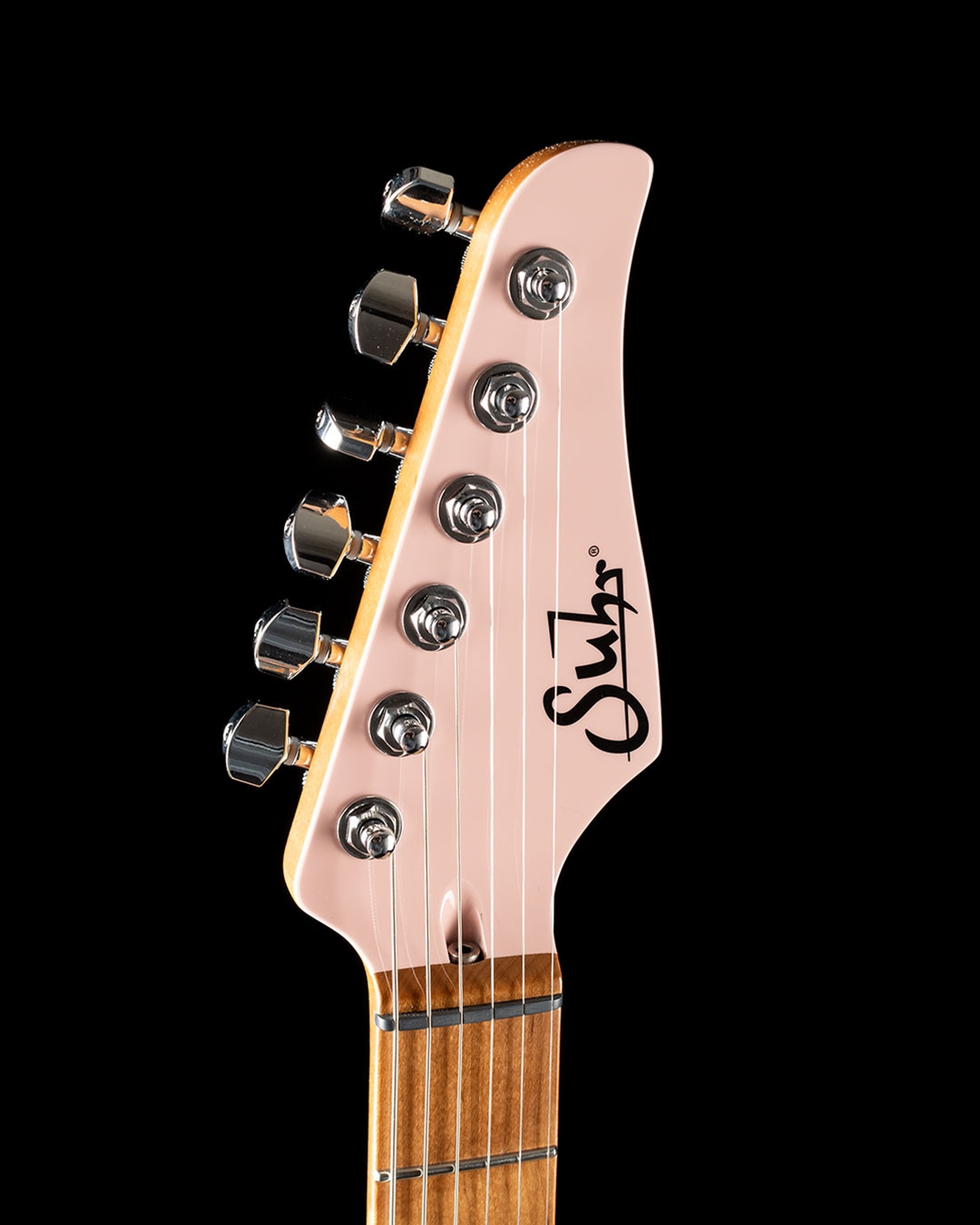 Suhr Modern Antique Custom Plain Maple/Basswood - Shell Pink