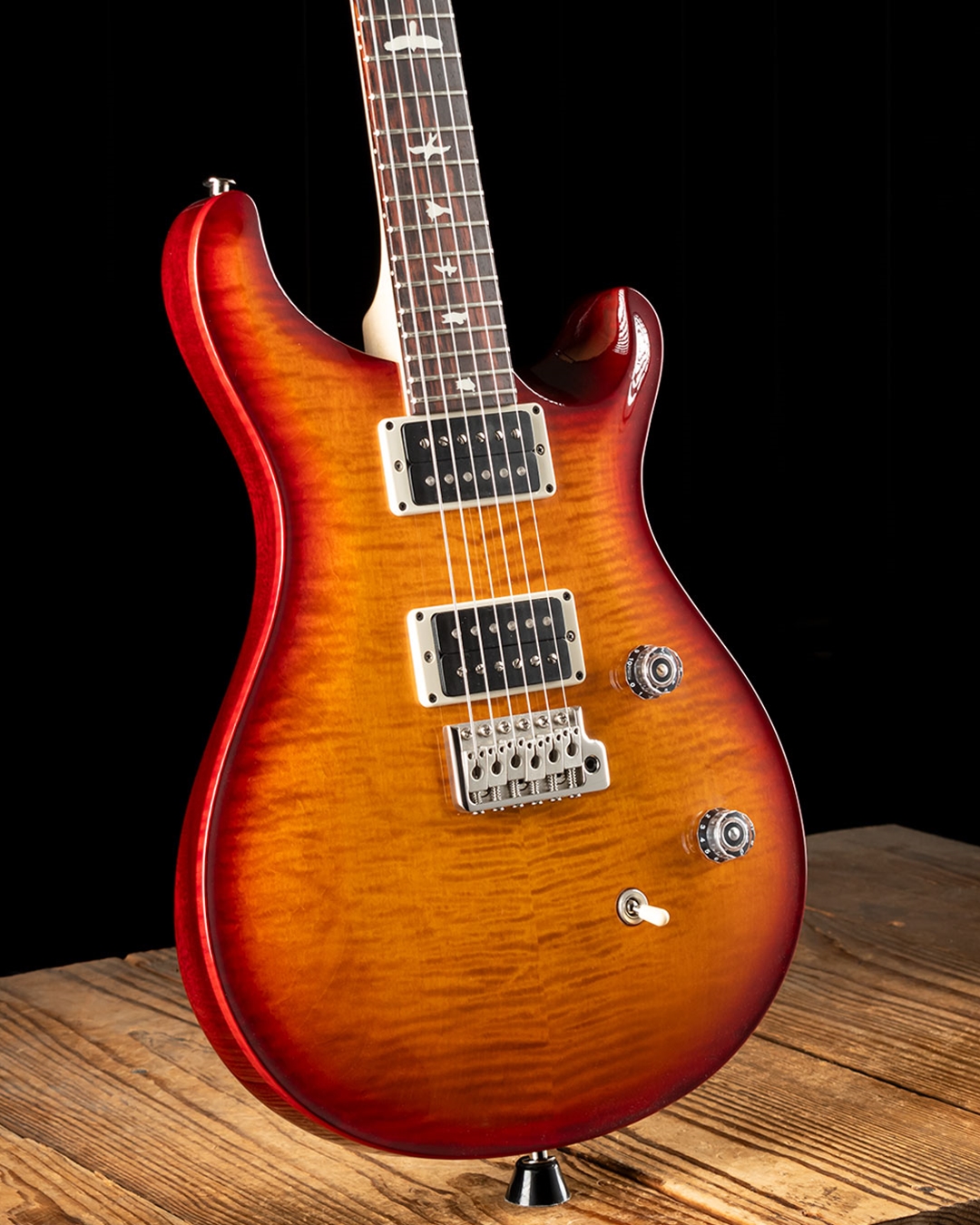 prs ce 24 tobacco sunburst 24-08 Swamp Ash Limited McCarty  Dijkmans Guitars in the middle position with volume rolled back slightly PRS CE 24-08 Swamp Ash