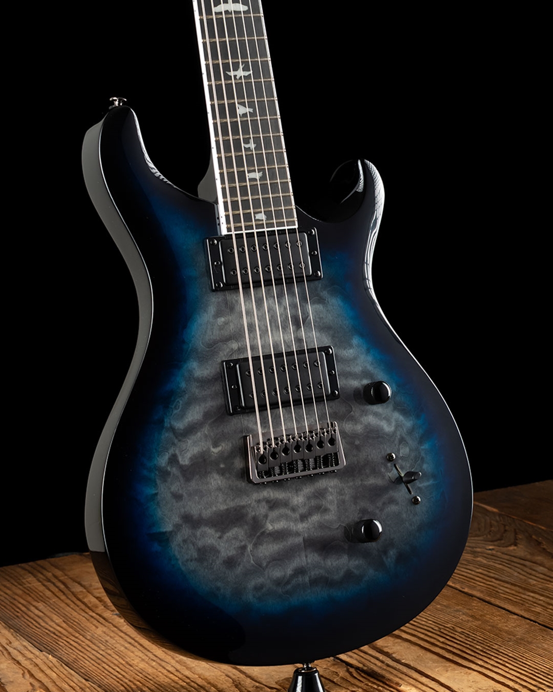 PRS SE Mark Holcomb SVN 7弦 (Blue Burst) PRS SE Mark Holcomb SVN Holcomb Blue Burst w/ Bag (#4761